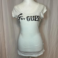 Guess Women's Cream Silver Blouse