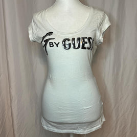 Guess Women's Cream Silver Blouse
