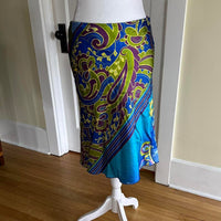 Women's blue green Skirts