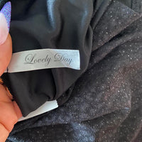 Women's black silver Dresses