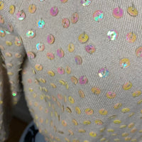 Women's tan cream Cardigans