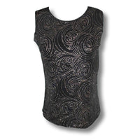 Women's black silver Blouses