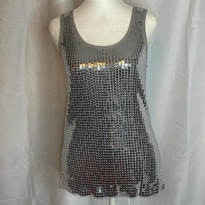 Say What? Women's grey silver Vests