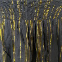 Women's black gold Dresses