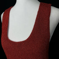 Women's Red Orange Vest