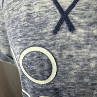 Women's blue white T-shirts