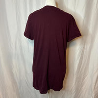 Lucky Brand Women's Burgundy T-shirt