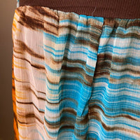 Women's brown blue Dresses