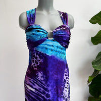 Women's blue purple Dresses