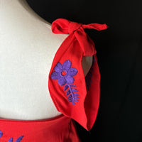 Lulus Women's Red Multi Dress