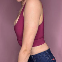 IVL Collective Women's Burgundy Pink Bra