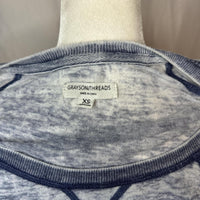 Women's blue white T-shirts