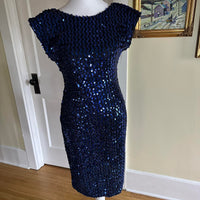 Women's blue black Dresses