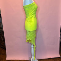 Forever 21 Women's yellow green Dresses