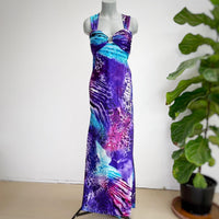 Women's blue purple Dresses