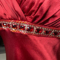 Women's burgundy red Dresses