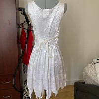 Women's white silver Dresses