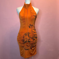 Women's orange Dresses