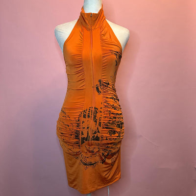 Women's orange Dresses