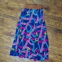 Women's multi blue Skirts