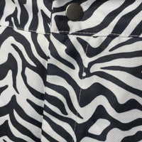 Women's black white Jeans