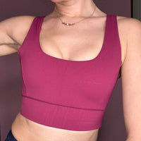 IVL Collective Women's Burgundy Pink Bra