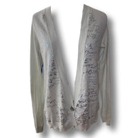 Gap Women's blue silver Cardigans