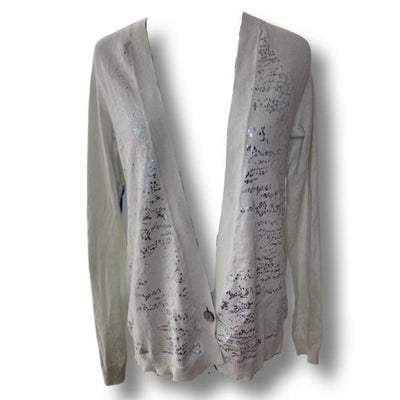 Gap Women's blue silver Cardigans
