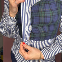 Women's Blue Multi Blouse