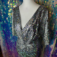 Women's silver multi Dresses