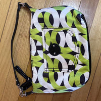 Women's Green Brown Bag