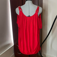 Women's red silver Blouses