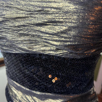 Women's black gold Dresses