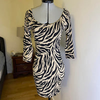 Women's black cream Dresses