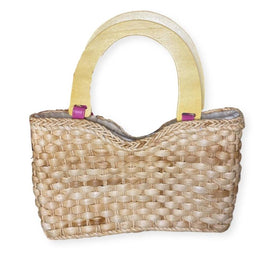 Women's Tan Pink Bag