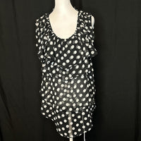 Women's black multi Blouses