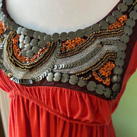 Women's burgundy red Dresses