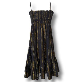 Women's black gold Dresses
