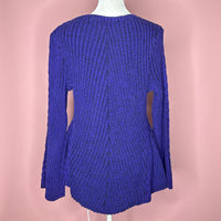 Style & Co Women's Purple Blue Jumper