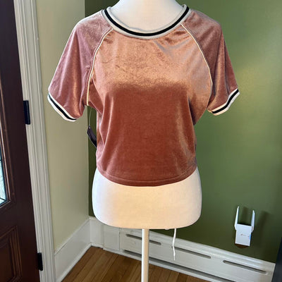 Women's pink Crop tops