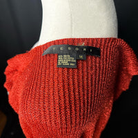 Women's Red Orange Vest