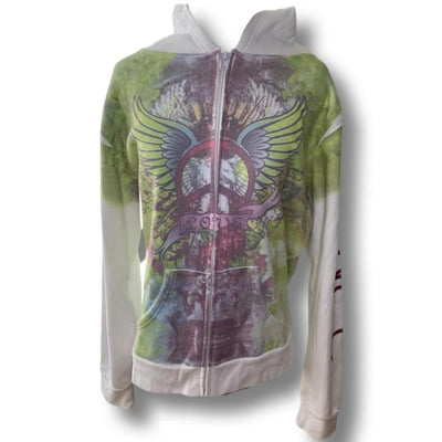Women's white green Sweatshirts