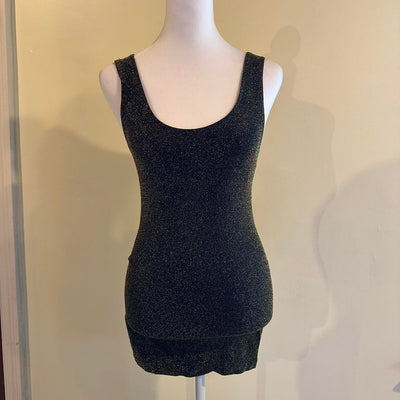 Women's black gold Dresses