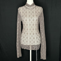 Free People Women's Brown Grey Shirt