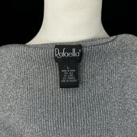 Rafaella Women's Grey Silver Sweater