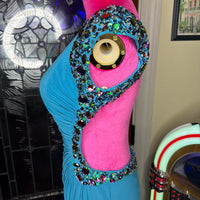 Women's blue multi Dresses