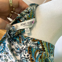 Women's brown blue Blouses