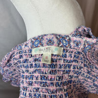 Love Fire Women's Multi Pink Blouse