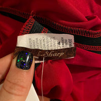 Women's red silver Dresses