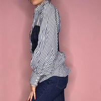 Women's Blue Multi Blouse